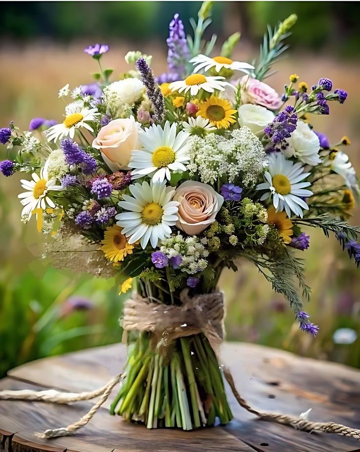 Beautiful bouquet layout